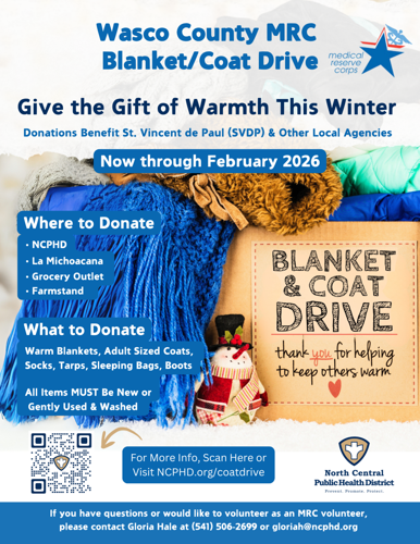 2025 Wasco County MRC Blanket Drive - 2