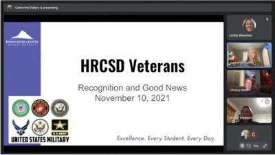 Hood River County School District Nov 10 Veterans