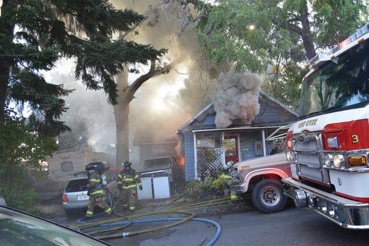 Heights house fire roars up Friday