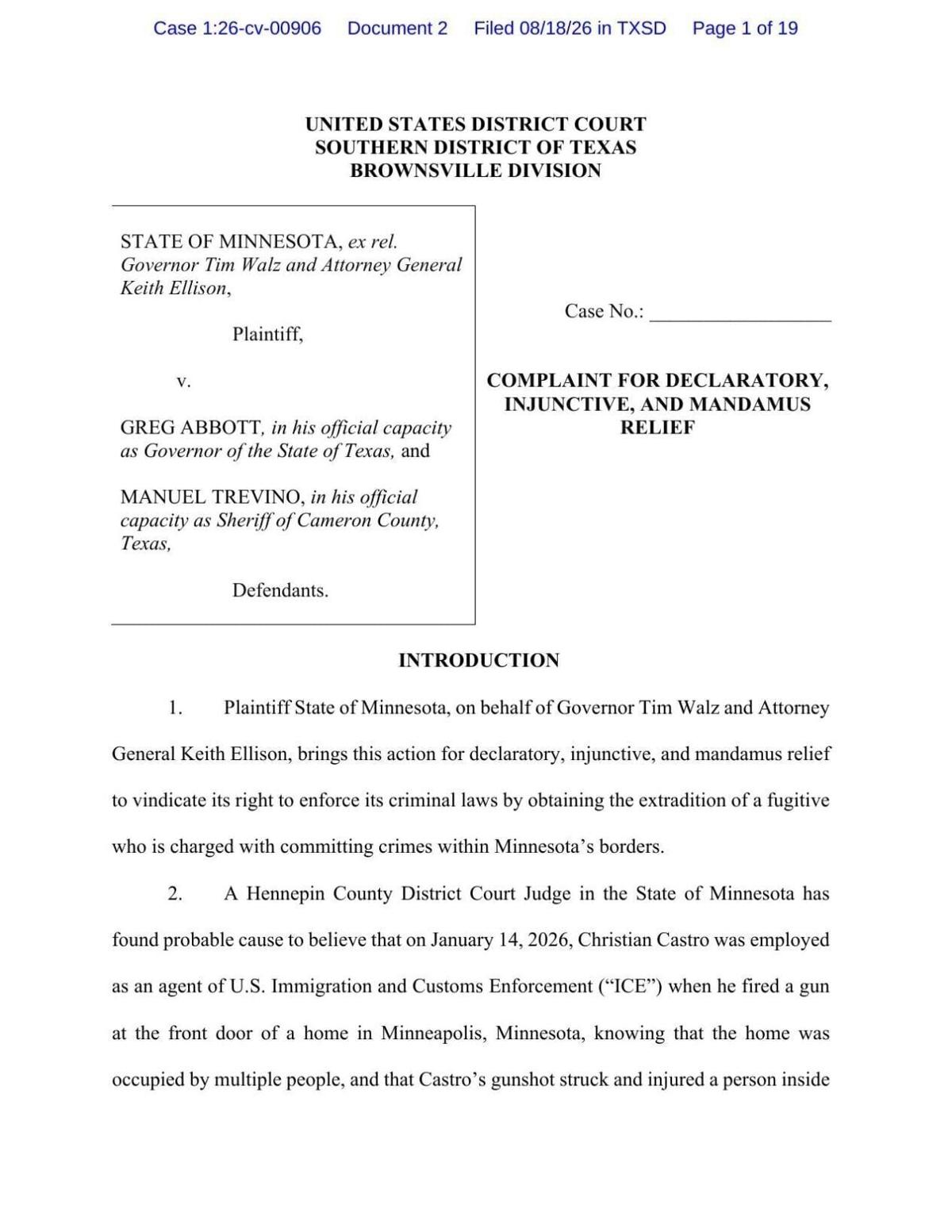 Ellison lawsuit