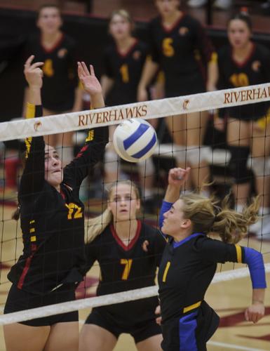 The Dalles volleyball versus Crook County