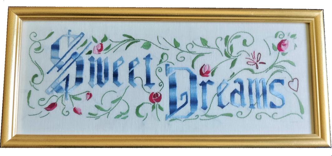 Making Room needlepoint