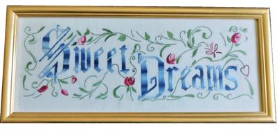 Making Room needlepoint