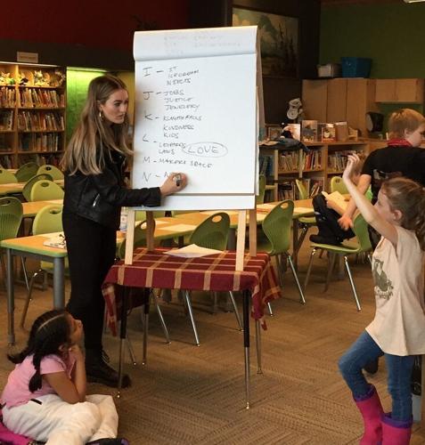 Sara Rose Donahue with kids 2019