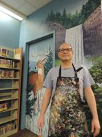 New mural, and the Library celebrates Feb. 18