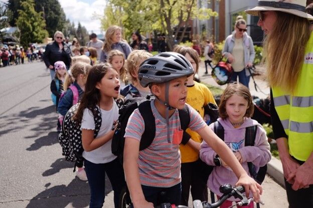 Students learn to ride
