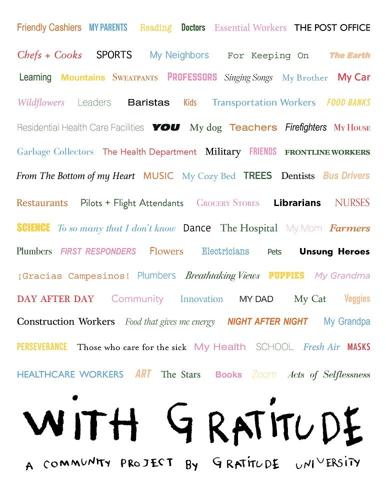 Gratitude University, With Gratitude