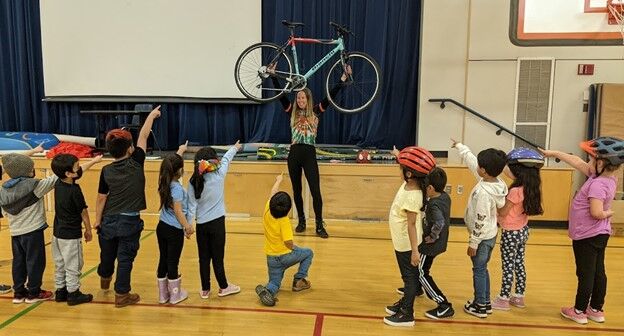 Students learn to ride