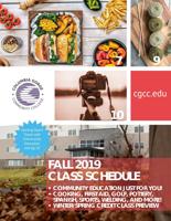 CGCC fall 2019 class schedule