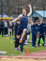Eagles split double to open NWOC track season
