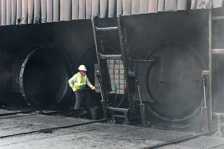 Plant treats up to 1M ties annually