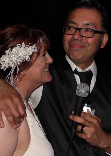 Mosqueda, Weber wed in railside ceremony