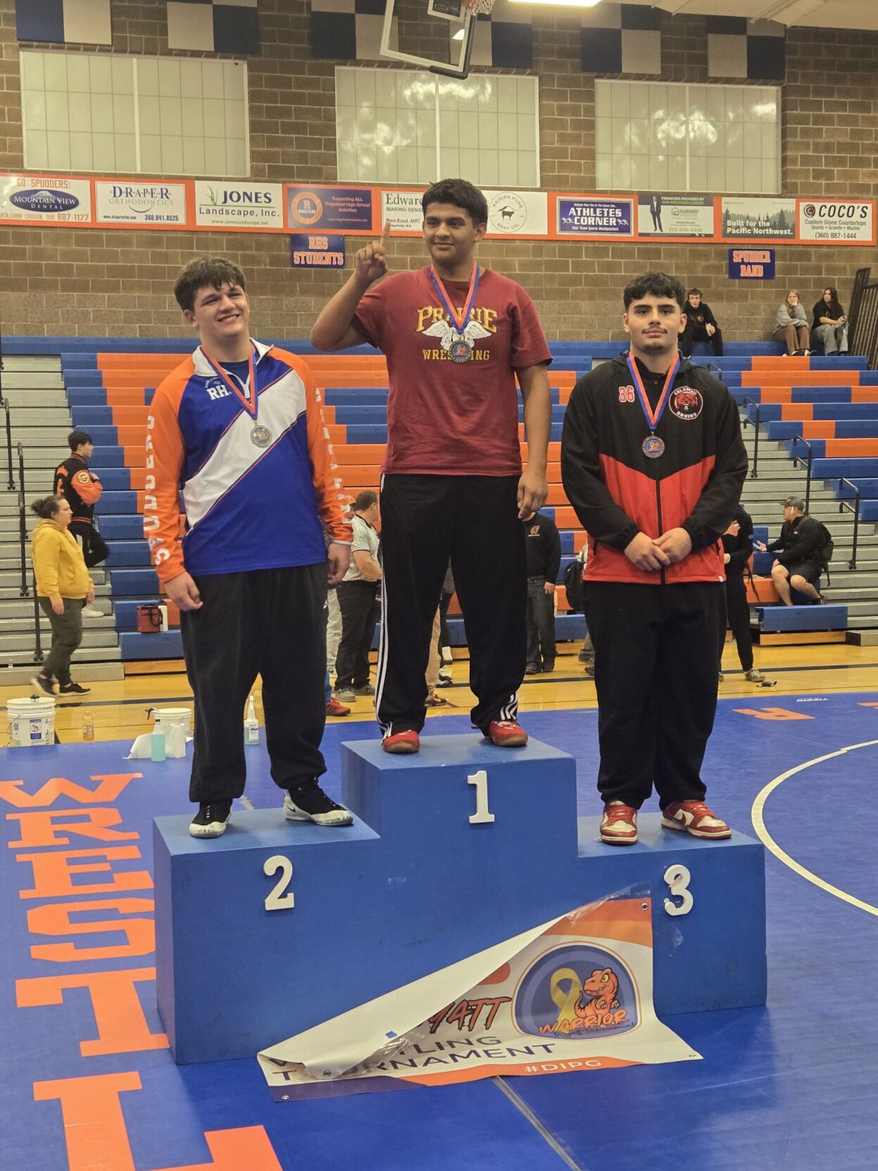 Razo Salazar at the Warrior Wyatt Invitational on Dec. 6. Contributed photo