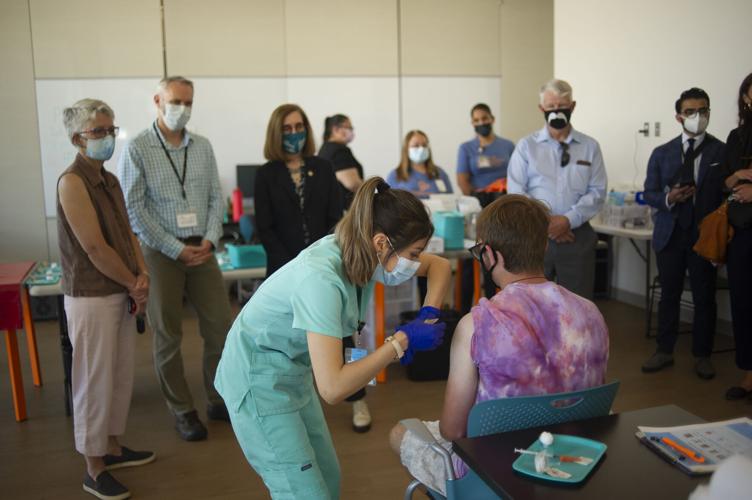 Oregon Gov. Kate Brown in Hood River