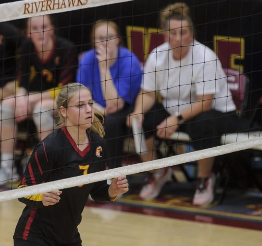 The Dalles volleyball versus Crook County