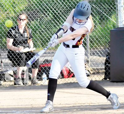 Softball has rally cut short, 11-7