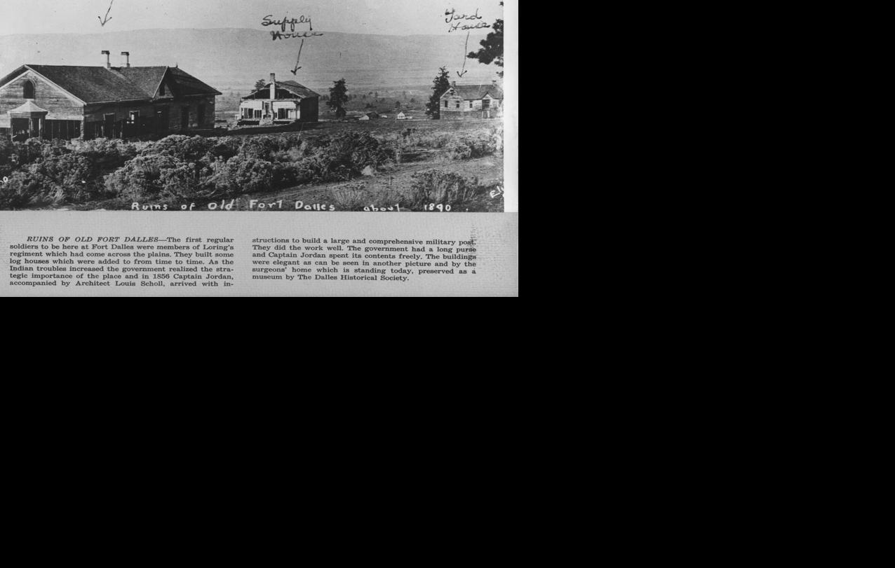 04-28 HISTORY Fort Dalles ruins c 1890.tif