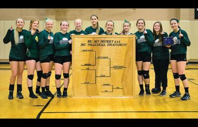 Lady Redsides crowned as district champs