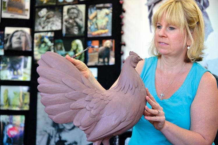 Sculptor Heather Soderberg-Greene forges a love of the Gorge as she transforms as an artist