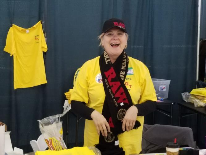 Margie at retailer convention