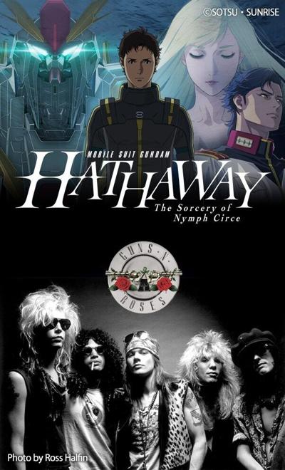 "Sweet Child O' Mine" by Guns N' Roses Revealed as Ending Theme for MOBILE SUIT GUNDAM HATHAWAY The Sorcery of Nymph Circe
