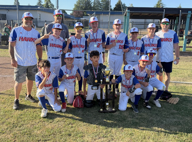TDJBA 12U team after the championship game May 31 in The Dalles.