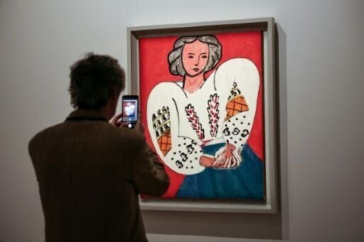 In his final years, Matisse often experimented with gouache cut-outs and bright primary colours