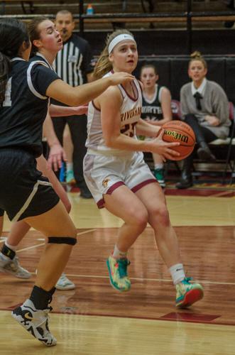 The Dalles girls basketball versus North Marion