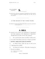 FNF - NC - Agricultural Act of 2026 Farm Bill 2.0