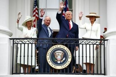 King Charles III made gentle fun of the shared history between Britain and the United States during his visit to Washington
