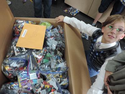 Youngsters ship big supply of Legos to Houston