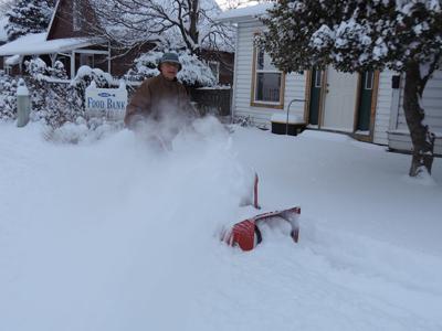 Light but thick: snow hits the Gorge