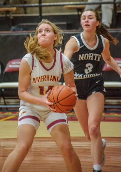 The Dalles girls basketball versus North Marion