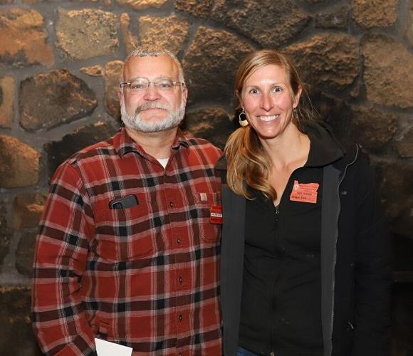 Communications award, Paul Matalucci & Deb Traver