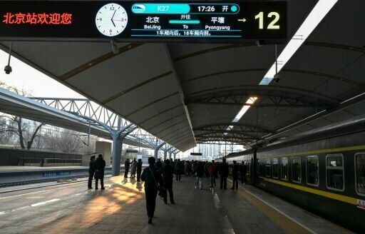 A passenger train left Beijing for Pyongyang, the first between China and North Korea in six years after the service was suspended during the Covid-19 pandemic