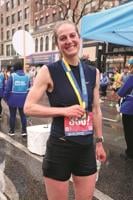Muehlbauer places 10th in division at Boston Marathon