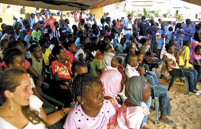 Abroad in Senegal: Amy Krol helps spread light and healthy words
