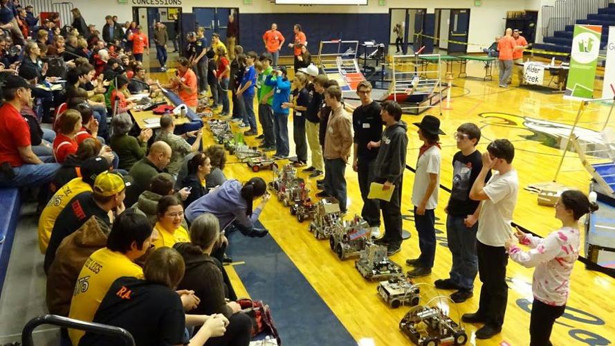 HRVHS robotics runs the table at League