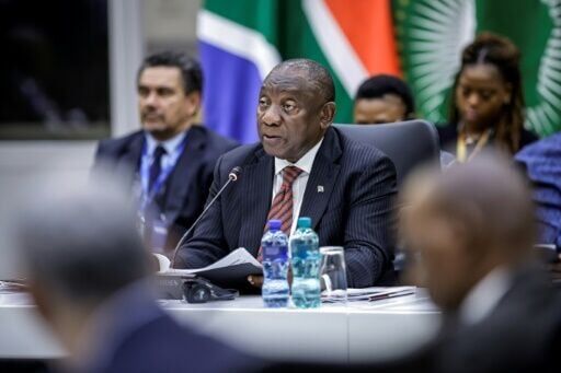 The summit's host, South African President Cyril Ramaphosa, projected optimism about the gathering