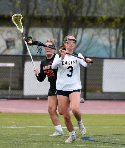 HRV junior Kenley Mall gets ready to fire off a shot earlier this year.