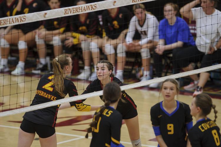 The Dalles volleyball versus Crook County