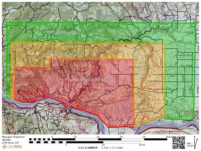 Burdoin Fire Evacuation Map