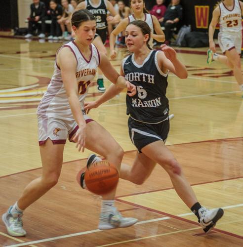 The Dalles girls basketball versus North Marion