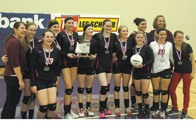 Dufur volleyball finishes magical ‘14
