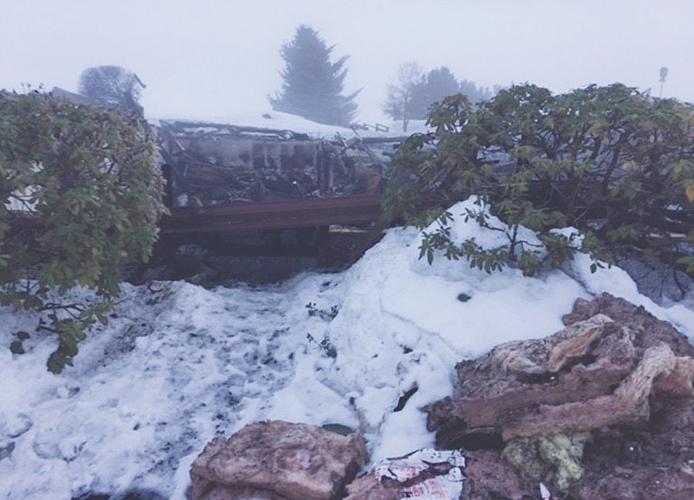 Icy conditions hamper firefighting efforts