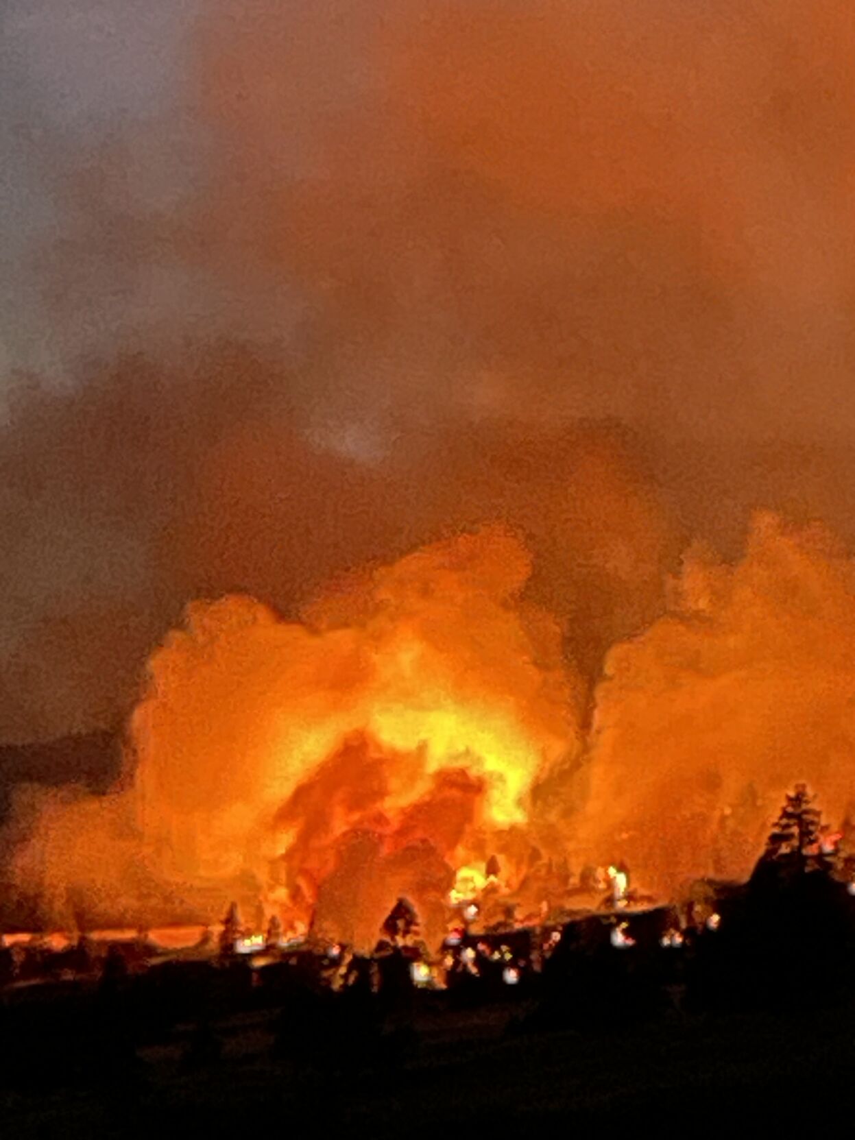 Top of the World fire