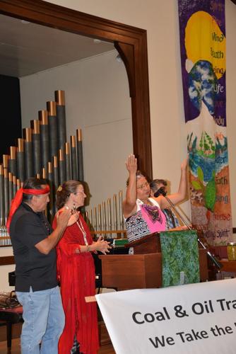 Lummi Totem visits Hood River