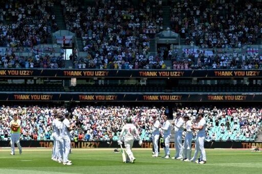 Usman Khawaja was given an honour guard by England in his final Test at Sydney