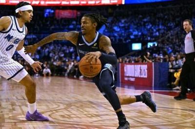 Memphis Grizzlies point guard Ja Morant will miss at least three weeks with a sprained left elbow