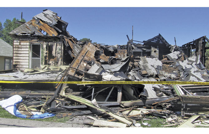 Fire destroys family home
